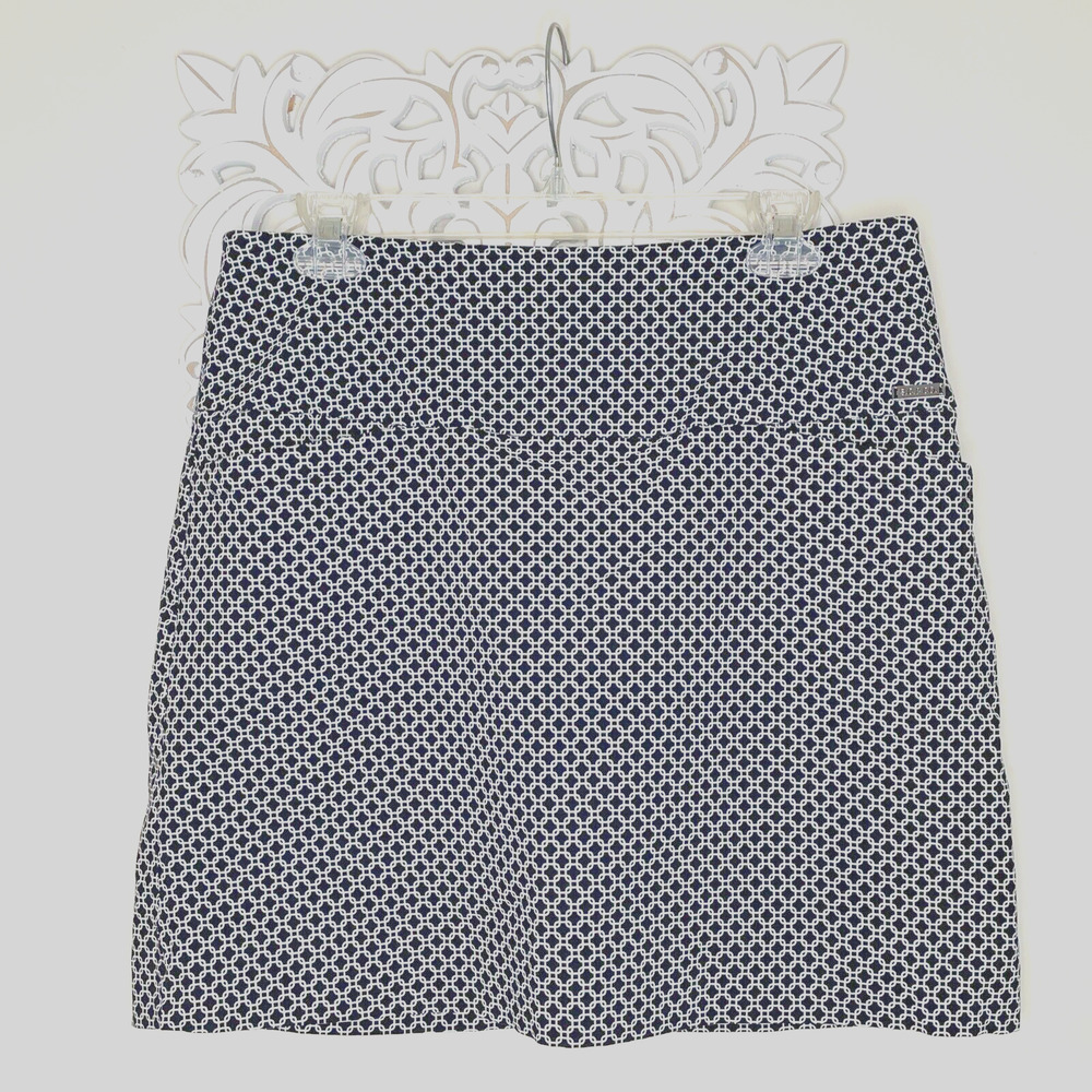 S.C.&CO. Sportswear Large SKORT Shorts under Skirt Golf Pickleball BLACK White